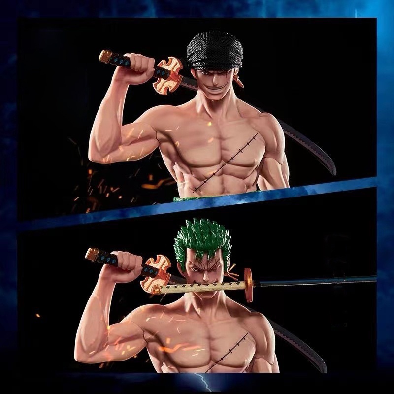 Mô Hình Nhân Vật Roronoa Zoro Hoạt Hình One Piece 20.5cm
