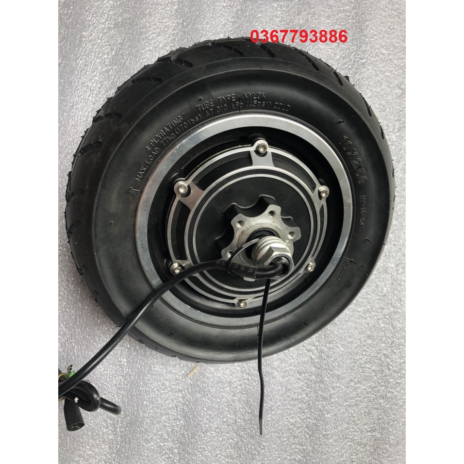 ĐỘNG CƠ 10INCH PHANH ĐĨA 24V /36V CHẾ XE SCOOTER ĐIỆN, XE CHỞ HÀNG,XE XUỒNG TRẺ EM.....