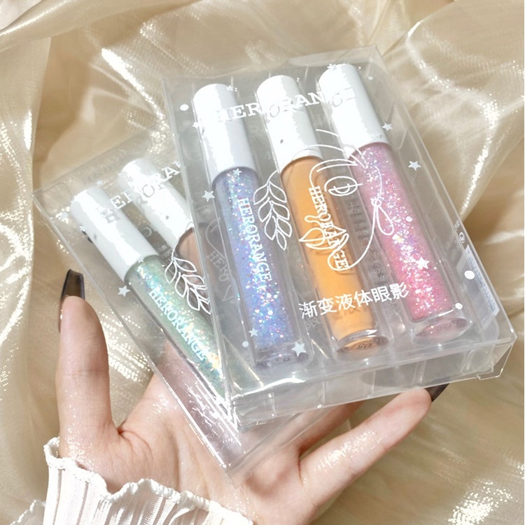 Bộ Phấn Mắt Dạng Lỏng Màu Gradient Ánh Ngọc Trai Không Thấm Nước