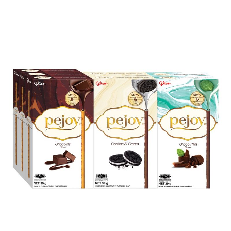 Bánh que Pejoy glico 39g các loại date từng hình