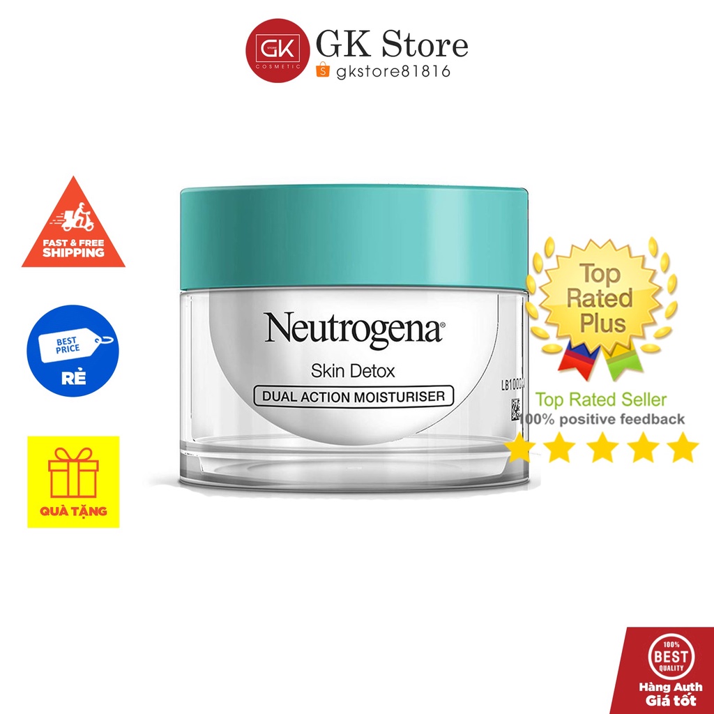 Kem Dưỡng Thải Độc Và Phục Hồi Da - Neutrogena Skin Detox Soin Hydratant Détoxifiant 50ml