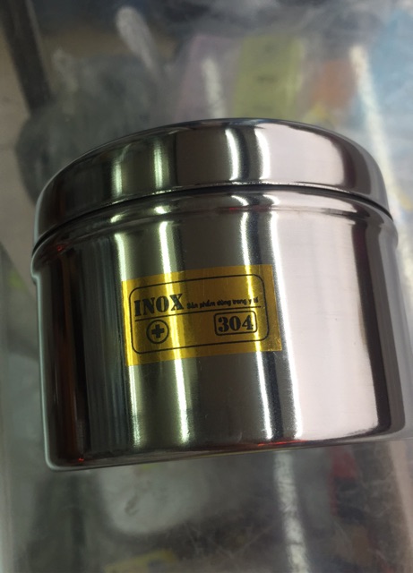 Hộp đựng bông gòn inox 304