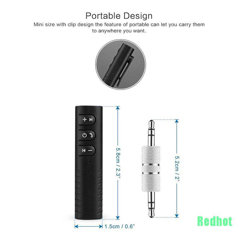 Thiết bị thu âm thanh Bluetooth không dây mini 3.5mm nhỏ gọn tiện lợi