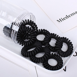 Set 100 Dây Cao Su Cột Tóc Màu Đen