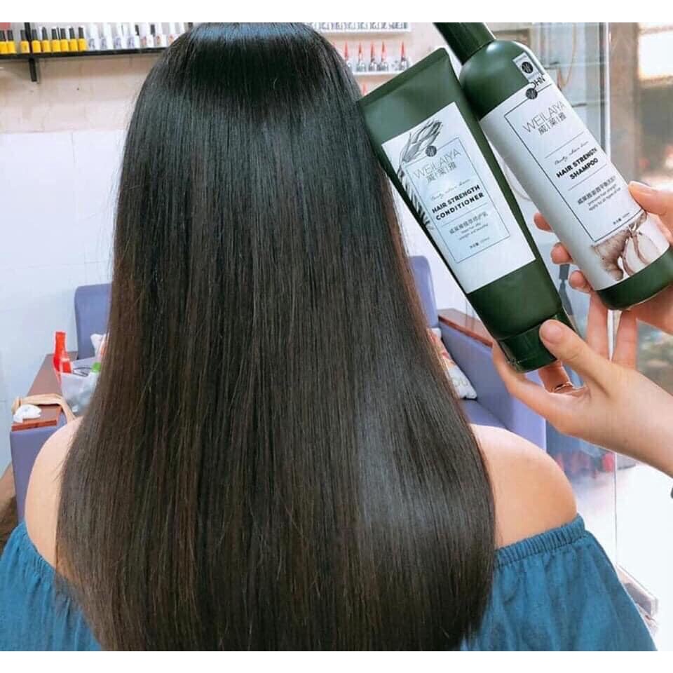 Bộ Dầu Gội Xã Tinh Chất Gừng Weilaiya 250ml - 400ml