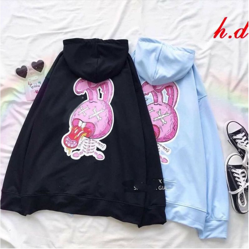 Áo Nỉ Zip VỊT Daisy; Gấu; We GrowSweater cổ tròn dài tay bồng, thun hoodie UlzzangChất Nỉ Ngoại ko xù; ấm