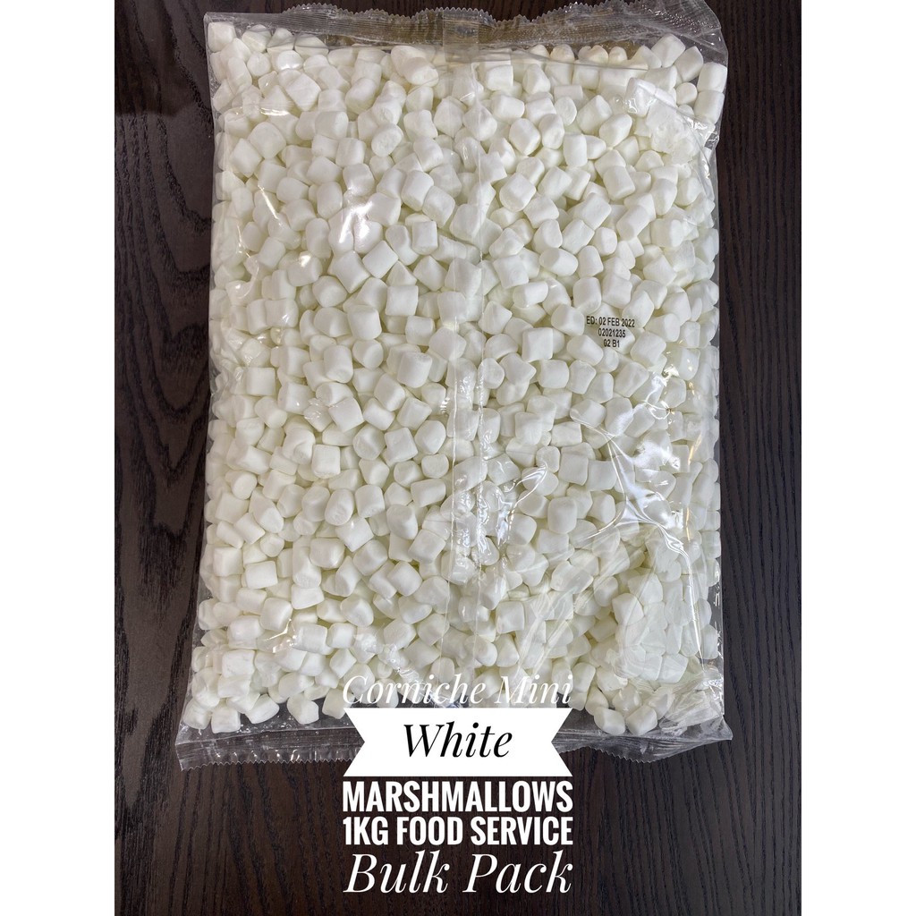 Kẹo xốp marshmallow trắng 1kg