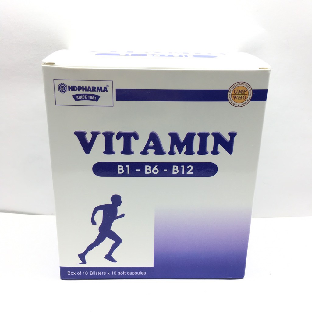 Vitamin B1-B6-B12 bổ sung vitamin, khoáng chất, bồi bổ cơ thể, người thiếu vitamin, nâng cao thể trạng, người mệt