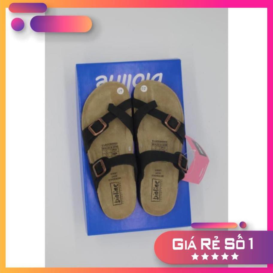 Dép birken vietnam da bò Unisex xuất khẩu châu âu Mã D06 Sale 11 < : :