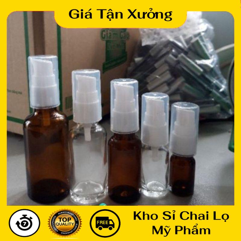 Chai Chiết Mĩ Phẩm ❤ TRÙM SỈ ❤ Chai thủy tinh xịt giọt 30ml,50ml,100ml chiết mỹ phẩm, dầu gội, sữa tắm, serum .