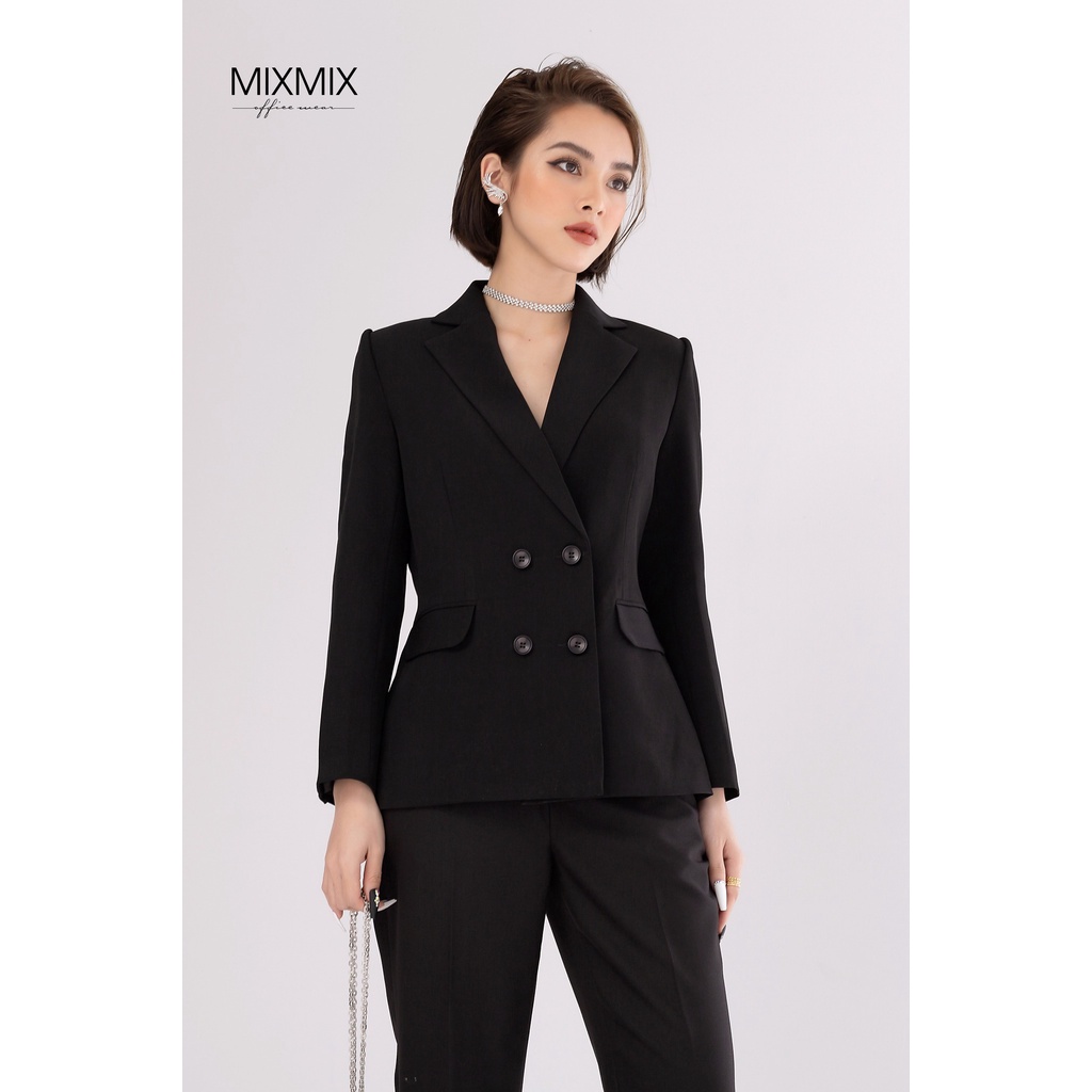 Áo Fiona Blazer form ôm - Áo Vest - MixMix - Hàng Thiết Kế - Hình Chụp Thật