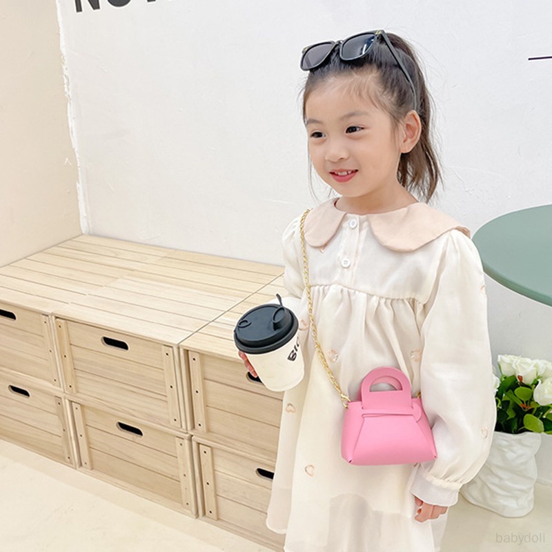 Túi Xách Đeo Vai Màu Sắc Thời Trang Mùa Thu Cho Bé