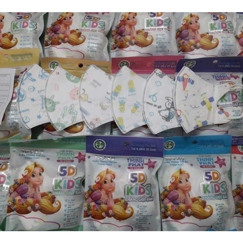 Hộp 10 Khẩu trang 5D Mask chính hãng Thịnh Phát