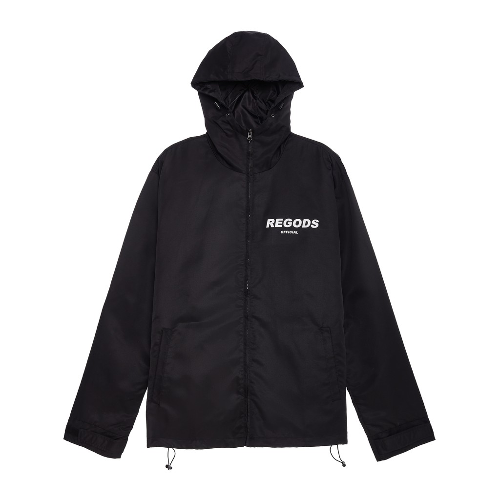 [Mã SKAMA8 giảm 8% đơn 300K] Áo Khoác Dù In Phản Quang REGODS unisex form rộng (  Jacket Logo Reflection )