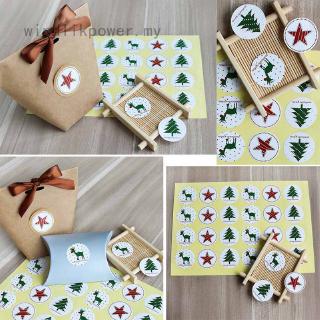 Set 100 Thẻ Nhãn Dán Trang Trí Giáng Sinh