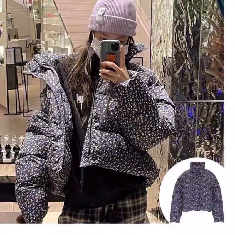 Áo khoác phao béo hoạ tiết gấu Jenny