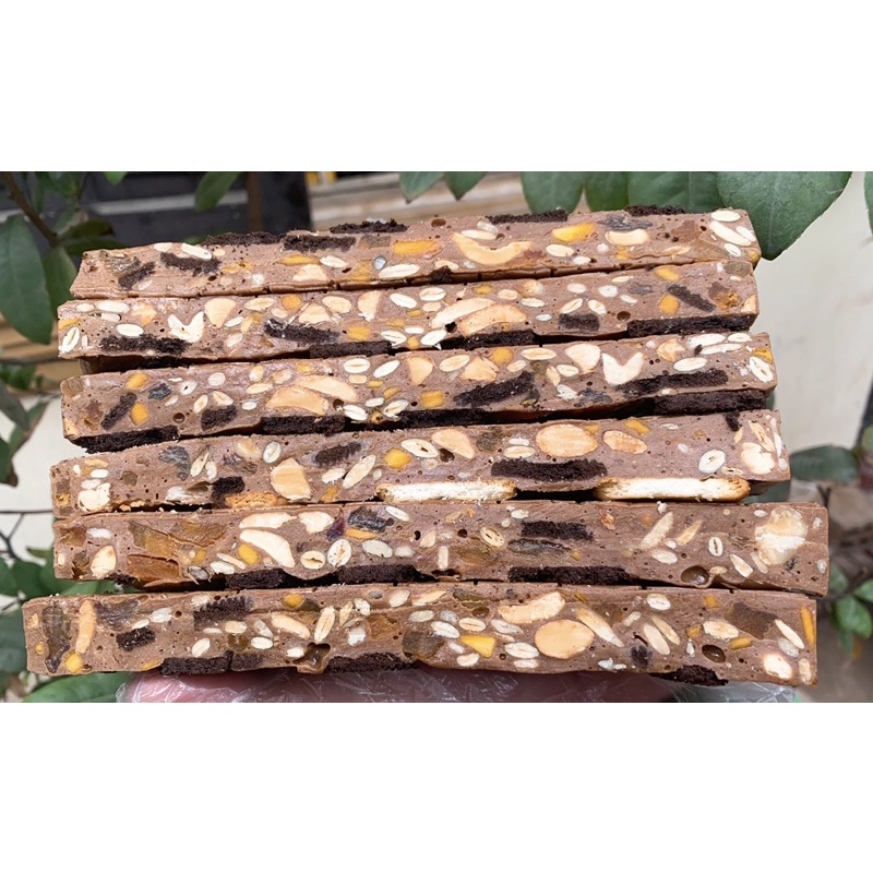 [HOT] KẸO NOUGAT kẹo hạnh phúc siêu hạt, mứt, ít ngọt, healthy túi 100g