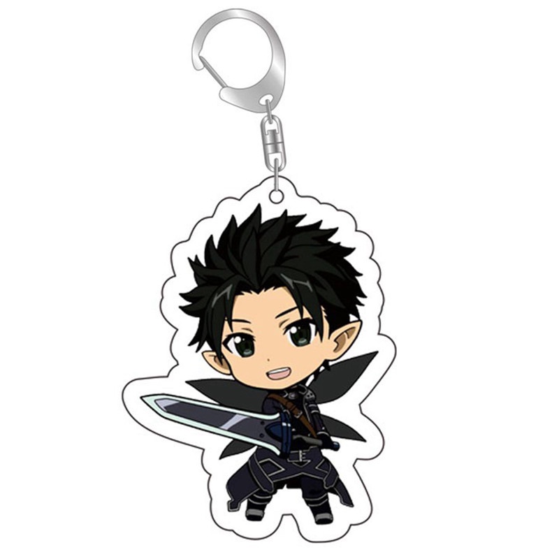 Móc Khóa Hình Sword Art Online Kirito Asuna Yuuki Asuna Asada Shino Q Đáng Yêu