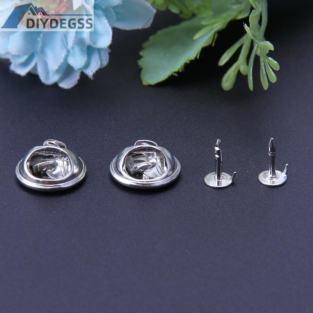 Set 100 Ghim Cài Áo Màu Bạc 12.2