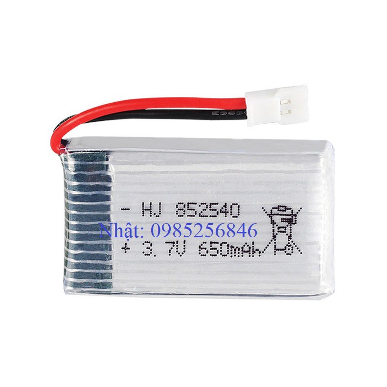 Pin 3.7v 650mah 25C dành cho máy bay điều khiển từ xa và các loại khác