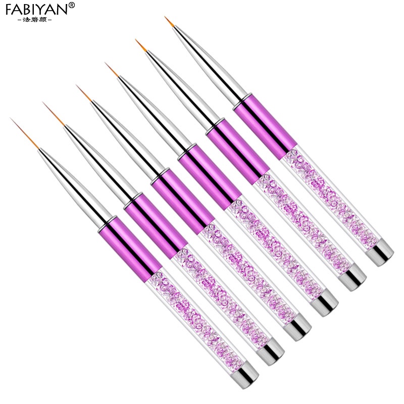 FABIYAN Cọ vẽ móng tay nghệ thuật  5/ 7/ 9/ 11/ 15/ 20 mm