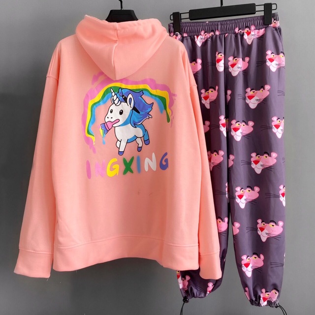 HOODIE ZIP INGXING - ÁO KHOÁC NGỰA 1 SỪNG UNISEX | BigBuy360 - bigbuy360.vn