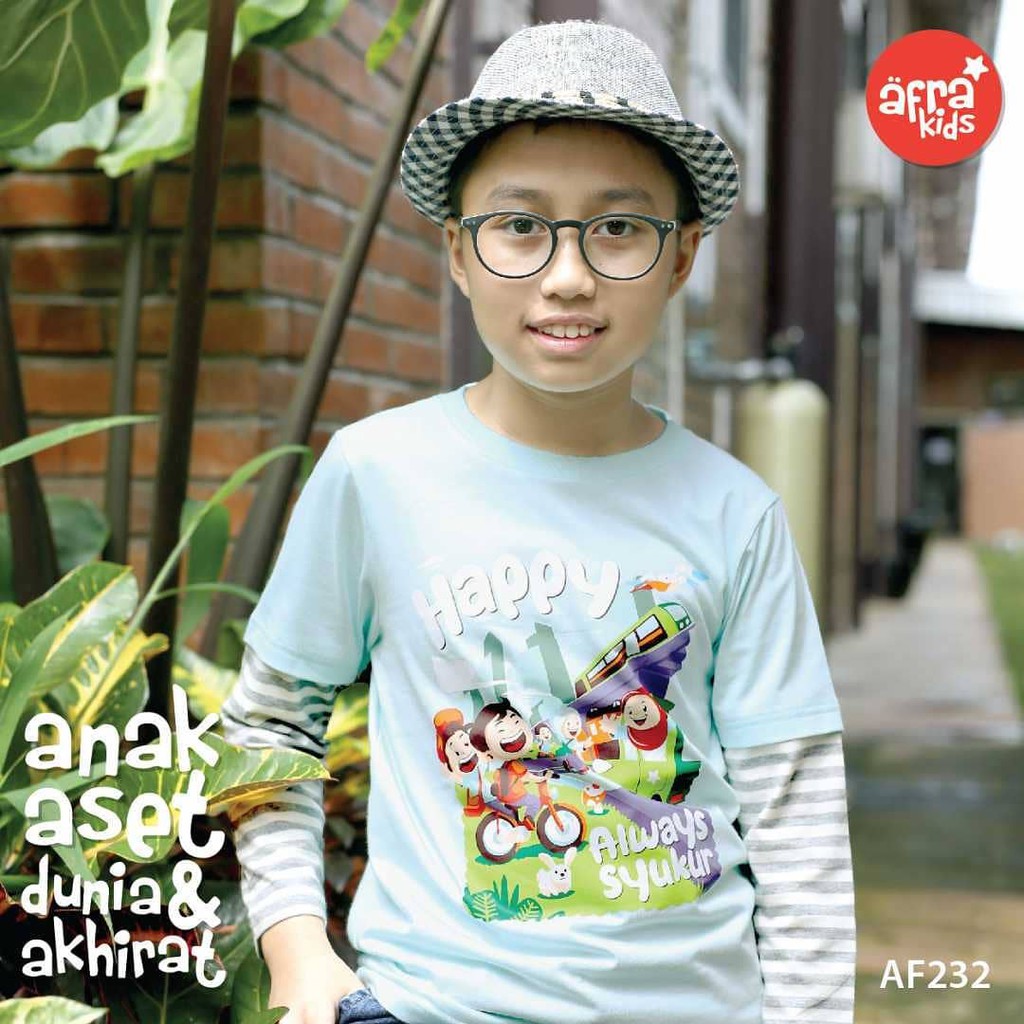 Áo thun Afrakids - Happy Always Syukur - AF232