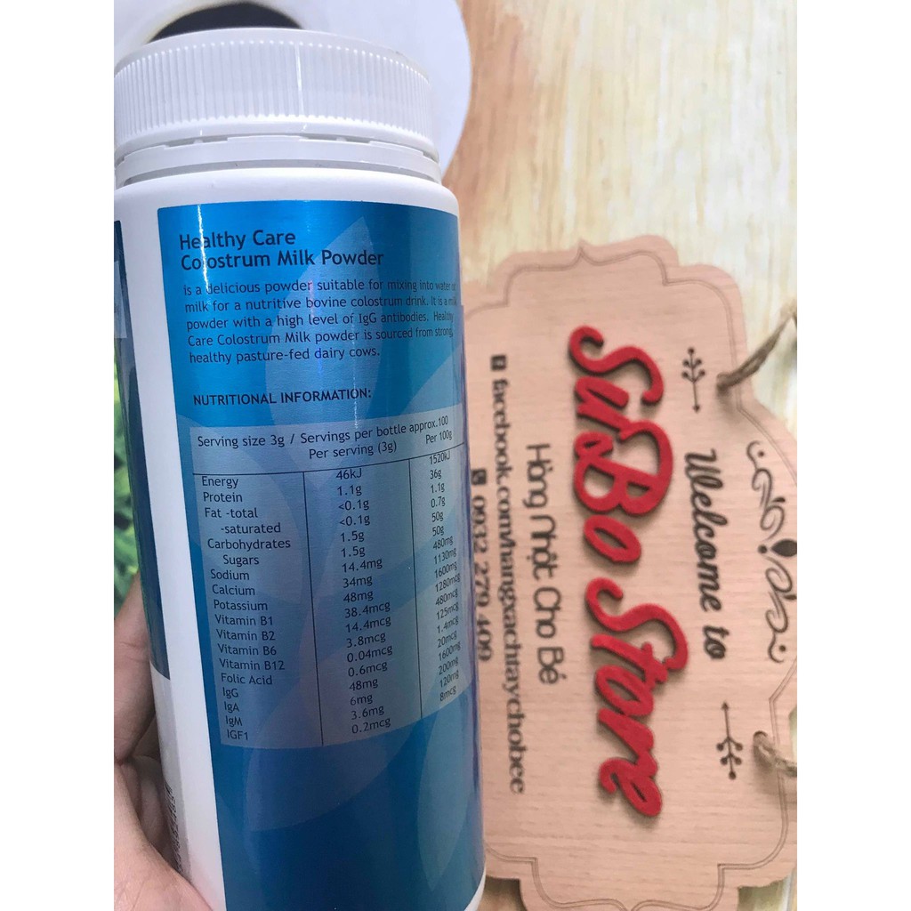 Sữa Non Colostrum Milk Powder 300g-Hộp Úc