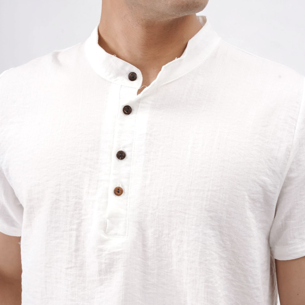 Sơ mi đũi nam bộ đũi nam cộc tay cổ tàu đẹp hàng cao cấp loại 1 Y | BigBuy360 - bigbuy360.vn