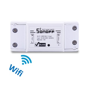 Công tắc Sonoff Basic (Hẹn giờ, điều khiển qua Wifi, Google Assistant, Alexa)