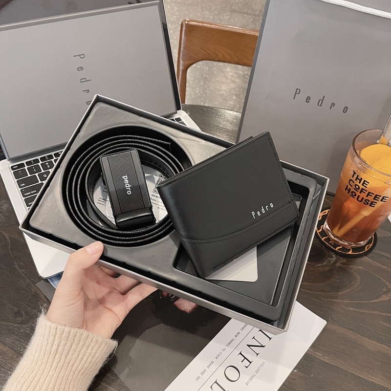 Sét Ví kèm dây lưng đẹp fullbox