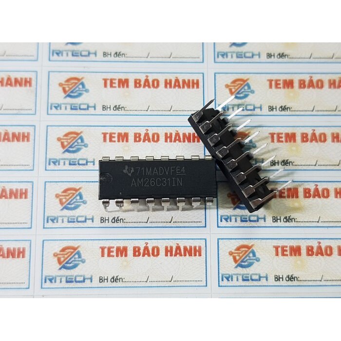 Combo 5 chiếc AM26C31IN, AM26C31 IC Chức Năng DIP-16