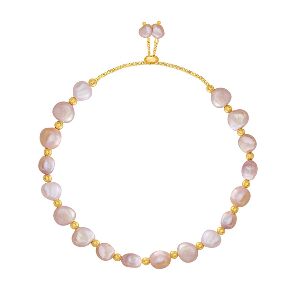 Vòng Tay Đính Ngọc Trai Nhân Tạo 23cm Thời Trang Mùa Hè Xinh Xắn Cho Nữ