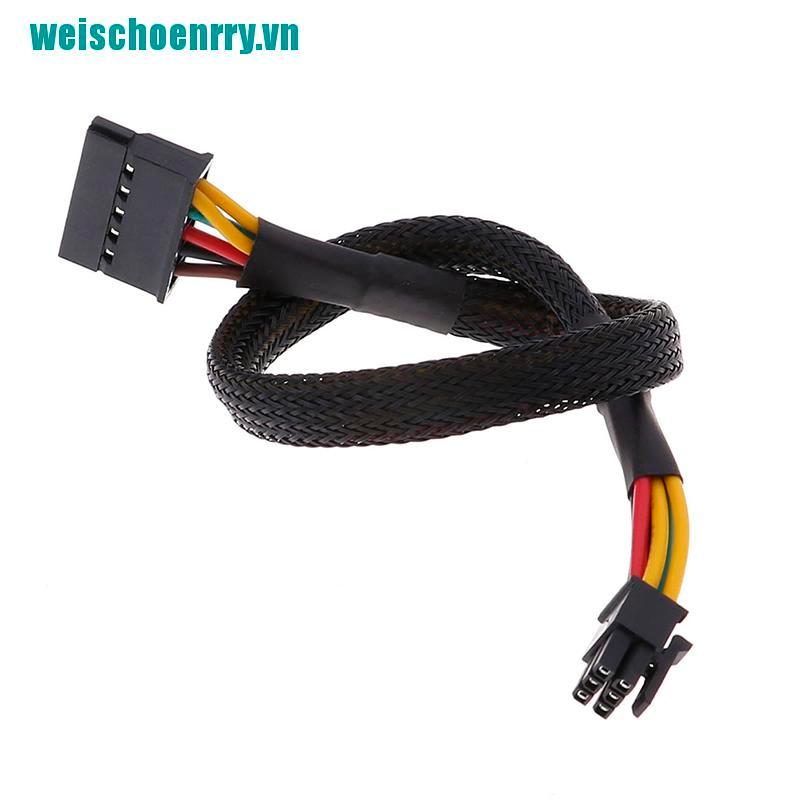 Weis♪Cáp Nguồn HDD SSD 6 Pin Sang SATA 15Pin Cho dell 3668 3667