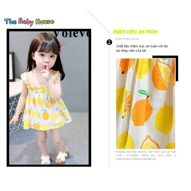 Váy Bé Gái  𝐅𝐑𝐄𝐄𝐒𝐇𝐈𝐏 Váy Công Chúa Phong Cách Hàn Quốc Đáng Yêu Cho Bé