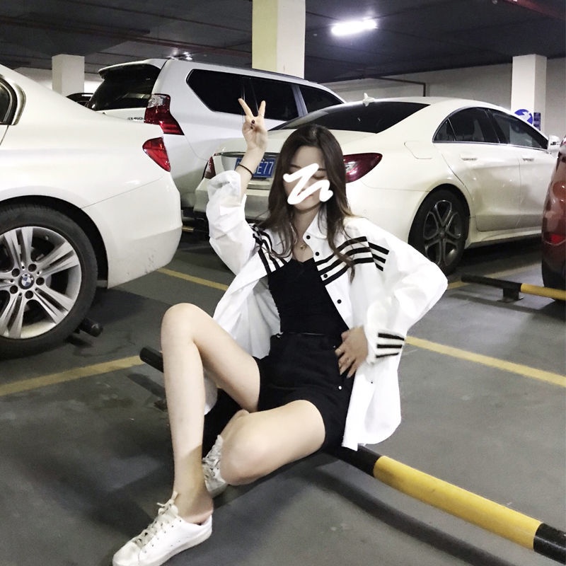 Áo Sơ Mi Trắng Dáng Rộng Phong Cách Hàn Quốc Cho Nữ