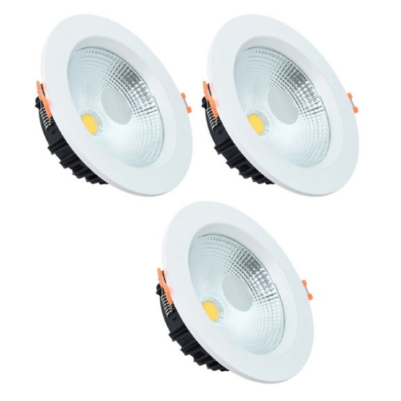 Combo 3 Đèn Led âm trần Chíp COB 9W