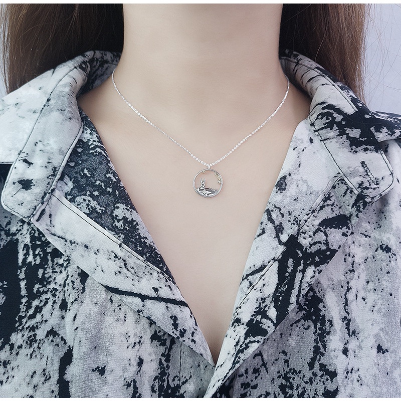 Vòng cổ Thiết Kế Hoạt Hình Hoàng Tử Bé/Cáo Cho Cặp Đôi Làm Quà Tặng Valentine