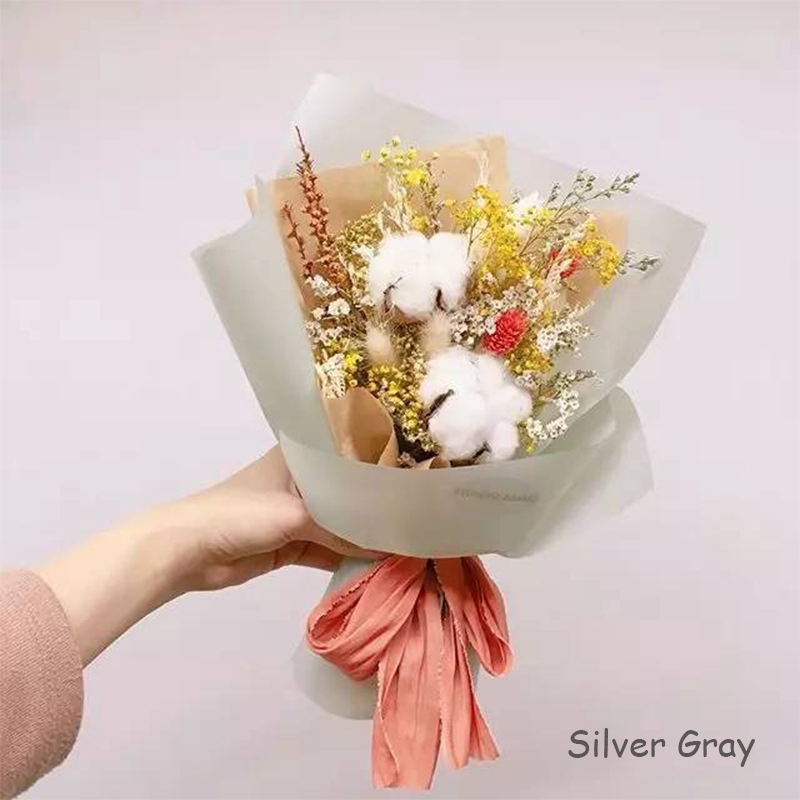 Giấy gói hoa màu nhám đẹp mắt kích thước 58x58cm