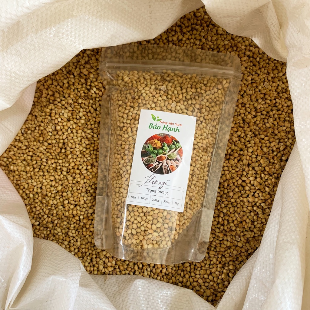 Hạt ngò hạt mùi ta 200gr Coriander Whole BH Spices gia vị nấu phở BHS019