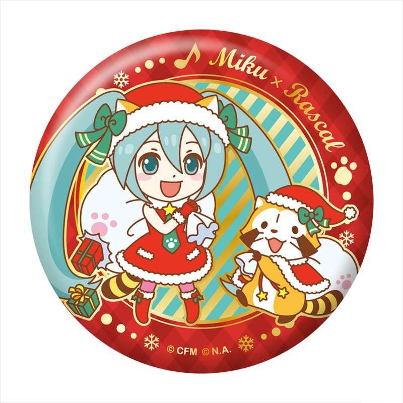 Huy hiệu cài áo IN HÌNH Vocaloid ver giáng sinh anime chibi dễ thương tiện lợi