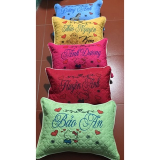 Gối in tên bé - Combo 4 cái