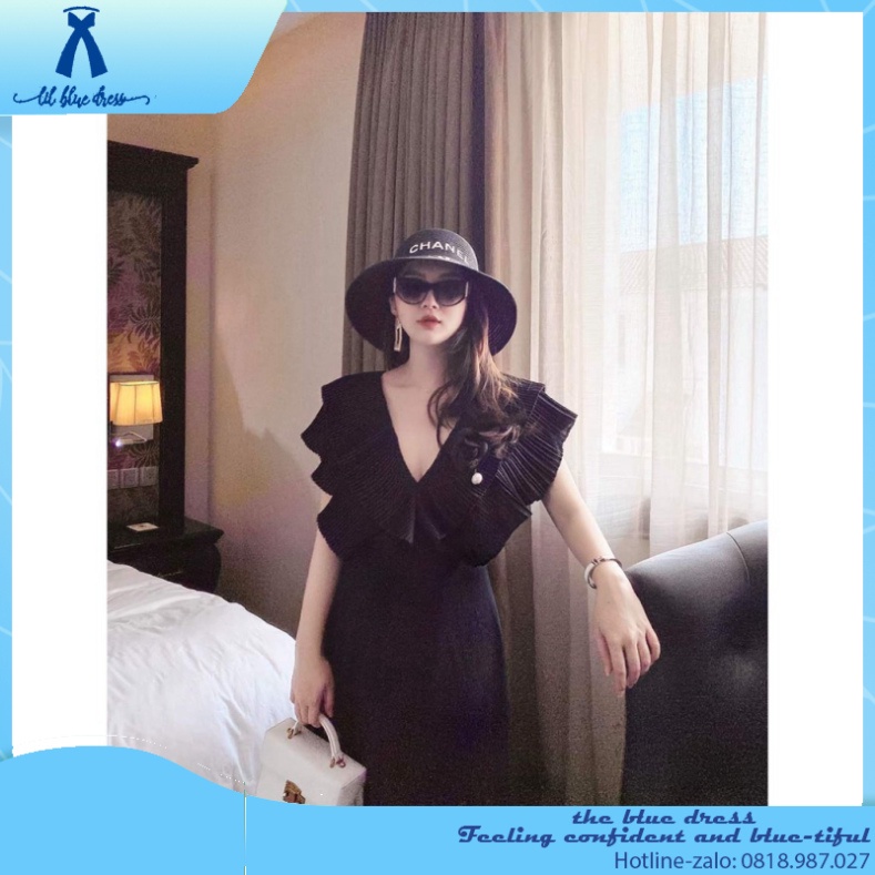 ✨QUẢNG CHÂU CAO CẤP✨ Đầm maxi đi biển thiết kế cổ V dập ly sang trọng 🔥FREESHIP🔥 bigsize công chúa tiệc cưới giá rẻ đẹ