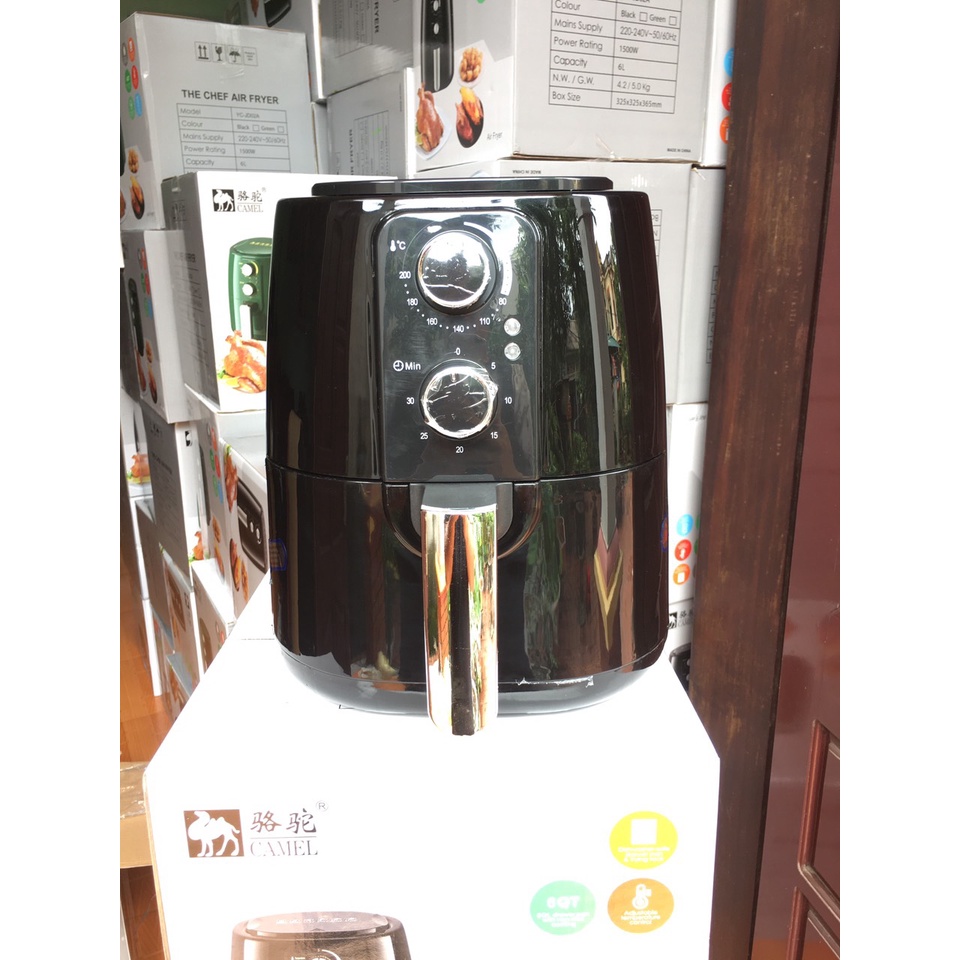 Nồi Chiên Không Dầu CAMEL 7 Lít Chính Hãng Bảo Hành 1:1 Trong Vòng 6 Tháng