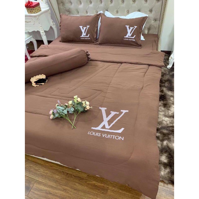 Trọn bộ 5 món ga gối chăn cotton đũi trơn 1 màu siêu mềm mát( ảnh thật tự chụp)