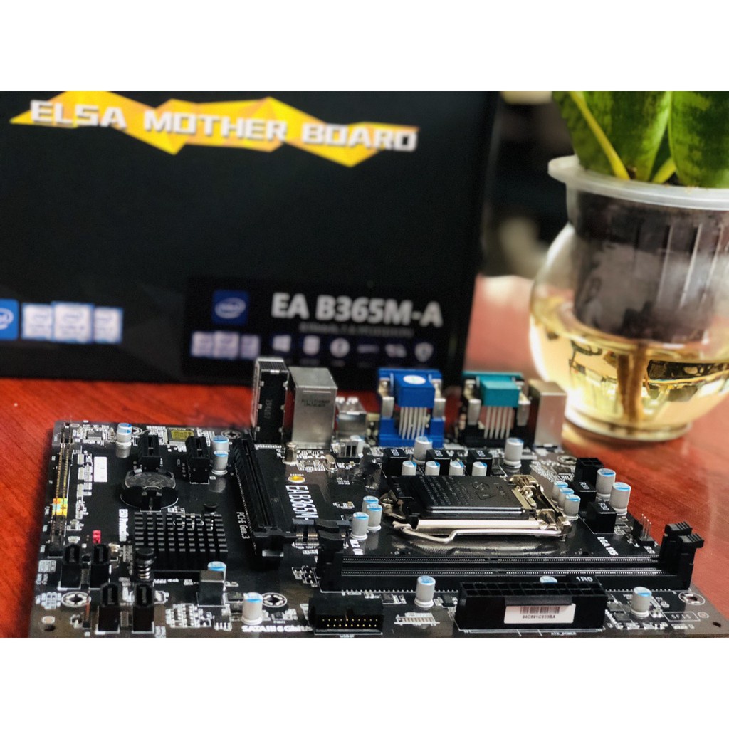 Main B365 (Chipset Intel B365/ Socket LGA1151/ VGA onboard) Thương Hiệu M-A Elsa New Bảo Hành chính hãng 36 tháng