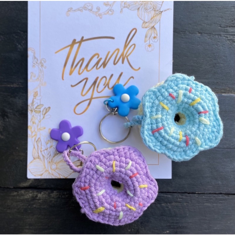 Bánh Donut mini bằng len handmade