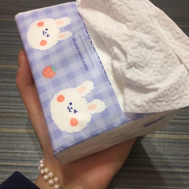 Com bo 10-40 gối khăn giấy ăn hình thỏ