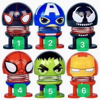 Robot lò xo hình siêu nhân - con nhún siêu nhân  cute