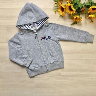 Áo khoác thun thêu FILA